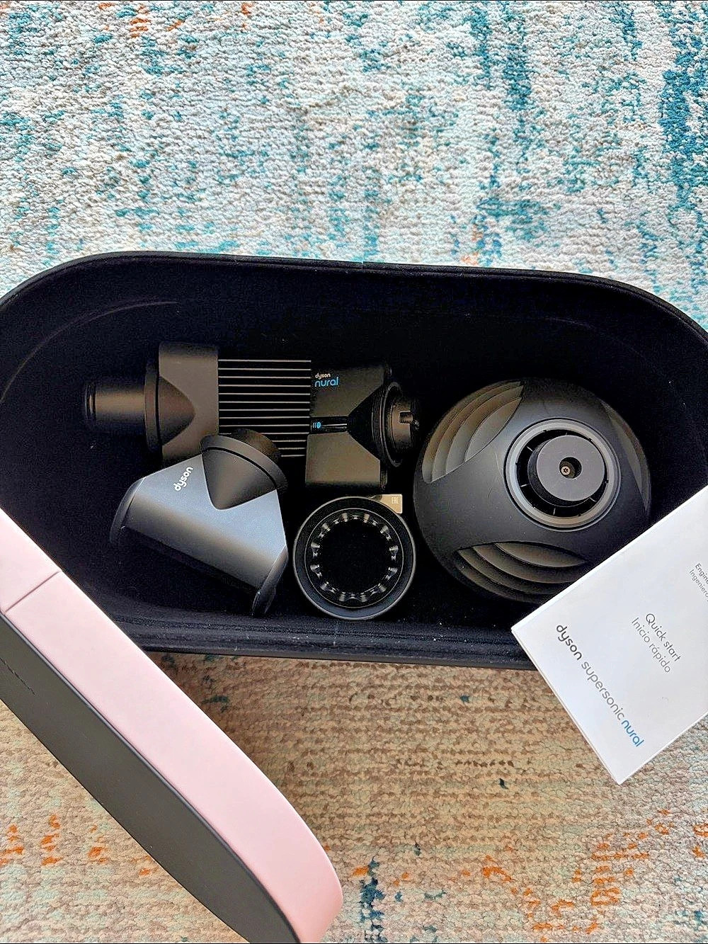 Dyson Supersonic Nural Hair Dryer Attachments + Case – No Dryer
